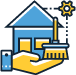 room cleaning icon